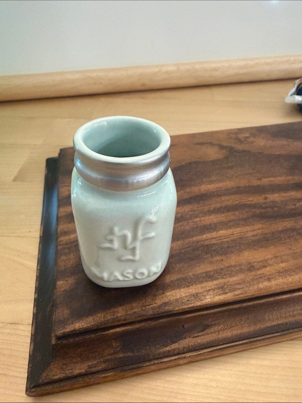 Retired Nora Fleming "You're A-Mason" ceramic mini
